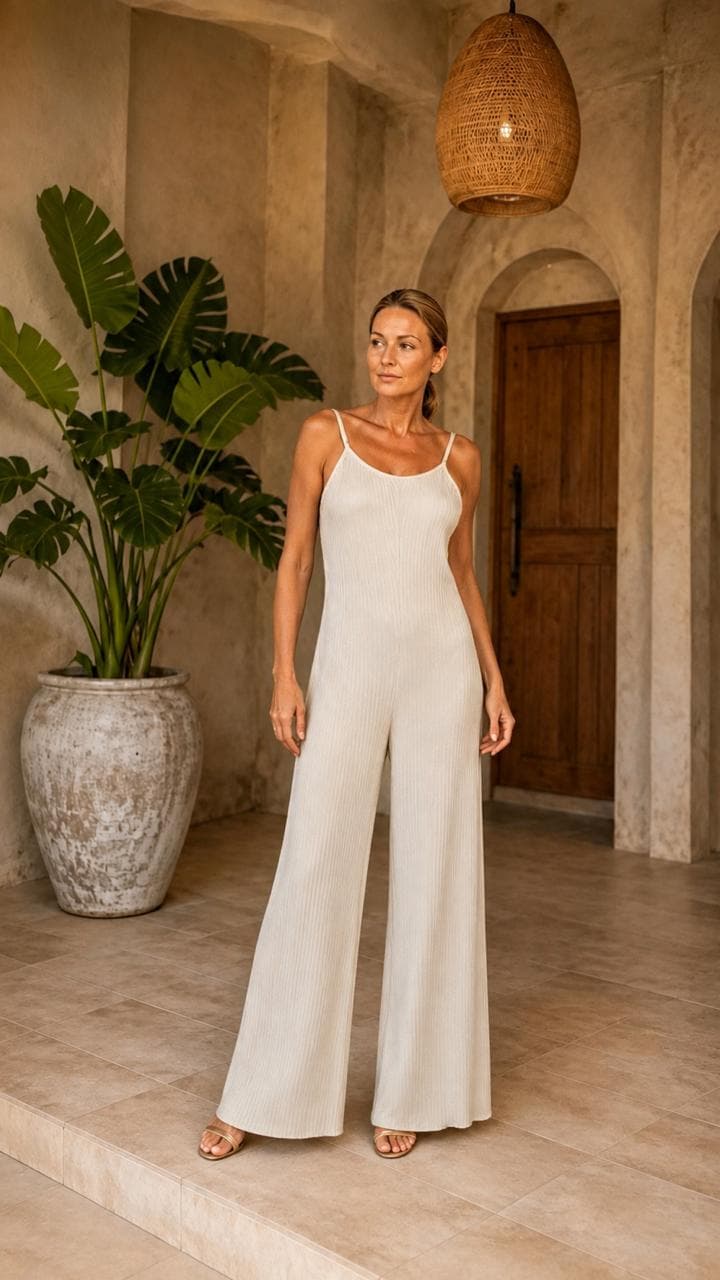 Pleated Jumpsuit